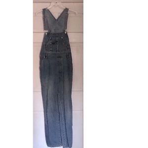 SQZ Squeeze Vintage 90s Denim Bib Carpenter Overalls Large
